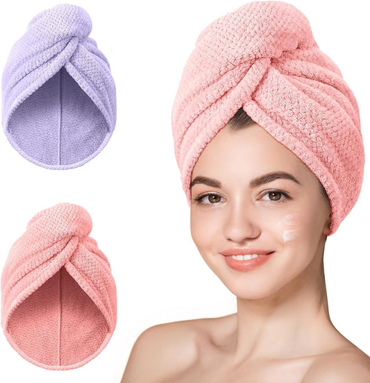 Twist Hair Towel - Microfiber Hair Towel