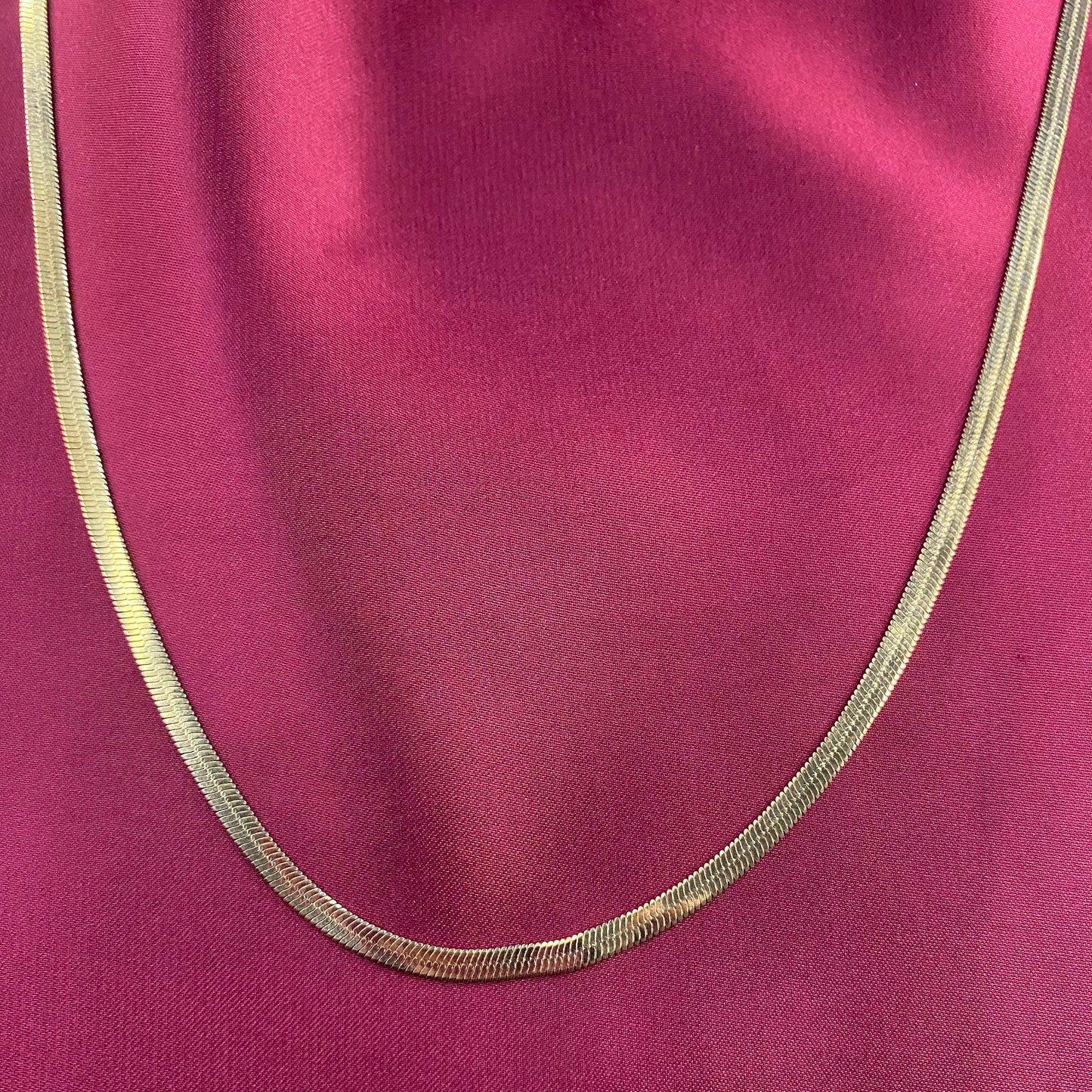 Silver & Golden Snake Chain