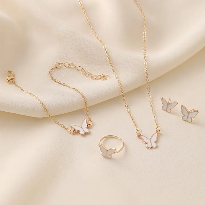 Butterfly Pendant Set (4 in 1)