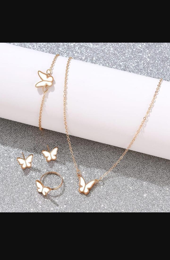 Butterfly Pendant Set (4 in 1)